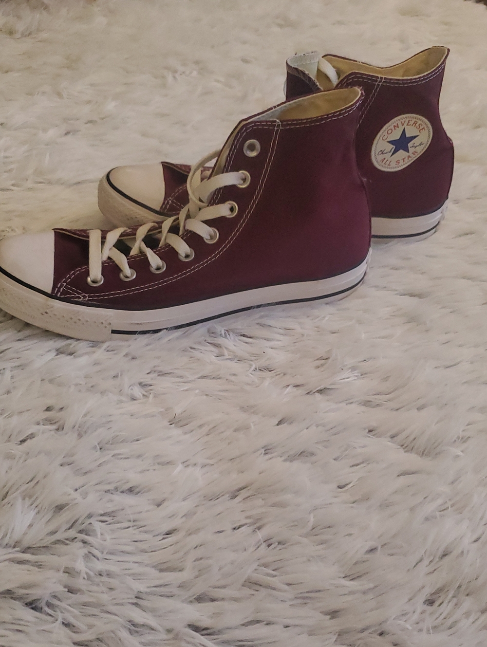 *Converse High Top Sneakers - Burgundy*